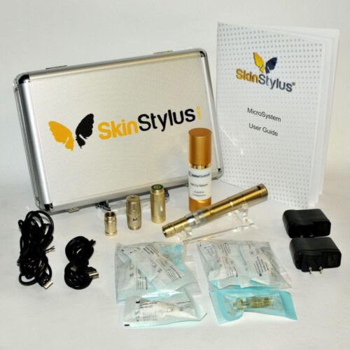 SkinStylus Gold Microneedling Professional Kit Collagen Skin Stylus Pen Biolock II