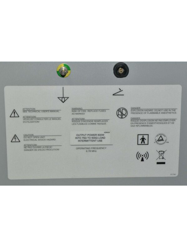 Thermage RF Generator CPT Radio Frequency Body Skin Tightening Laser TG-2B-UPG