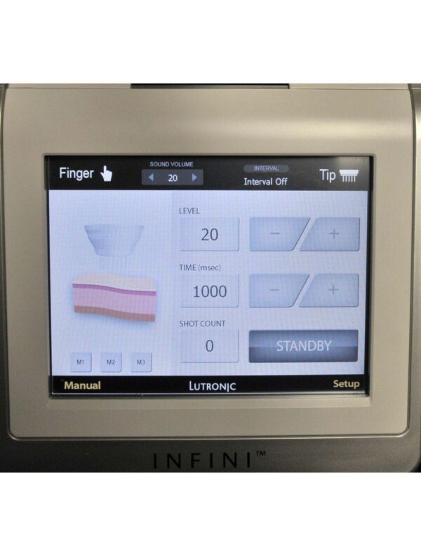 2013 Lutronic INFINI Aesthetic Microneedling Electrosurgical Skin Renew RF Laser