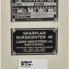 1994 Laser Industries Sharplan 40 Watt CO2 Laser Surgicenter S/C40 Compact 40C
