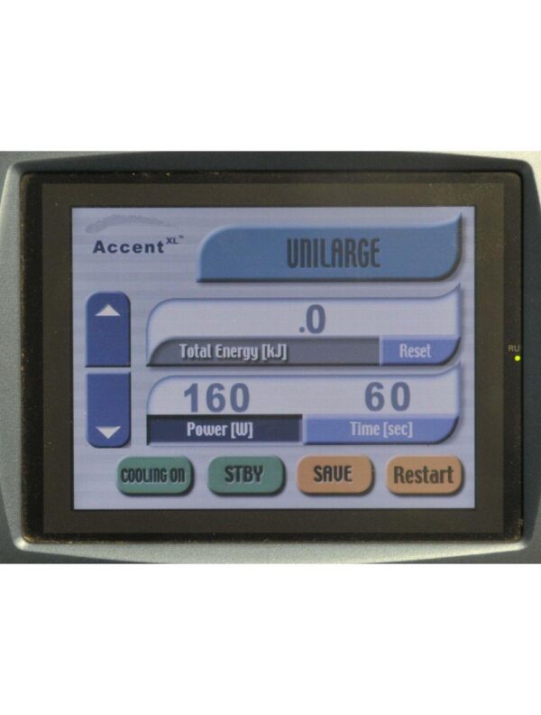 2008 Alma Accent XL RF Laser Skin Tightening Body Contour w Bipolar Unilarge HPs