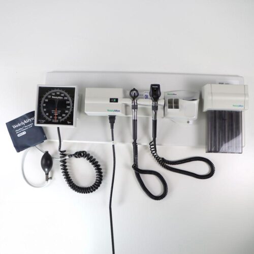 Welch Allyn Integrated Wall Diagnostic System Complete with Wall Board, Blood Pressure, 2 Heads and Specula Dispenser