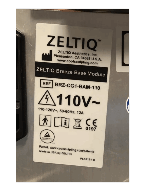 2018 Zeltiq CoolSculpting Body Contouring Cryolipolysis System