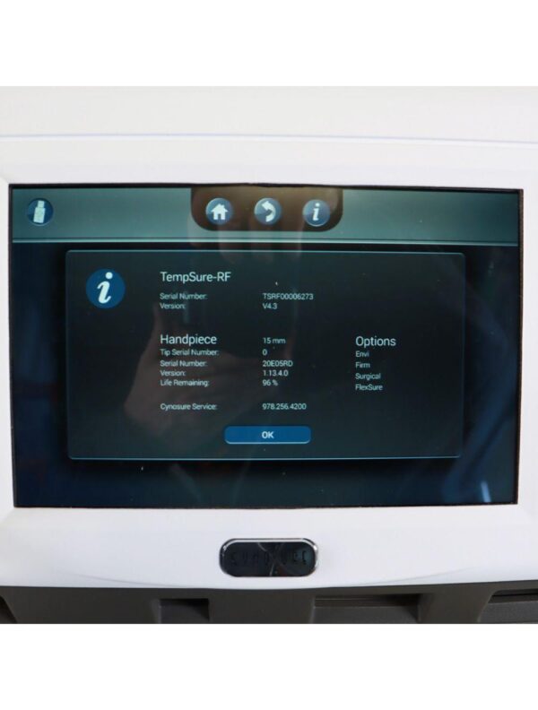 2020 Cynosure Ellman TempSure RF Vitalia Envi Firm Surgical FlexSure System