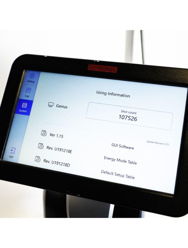 2018 Lutronic Genius Intelligent Focused RF Radio Frequency Microneedling System