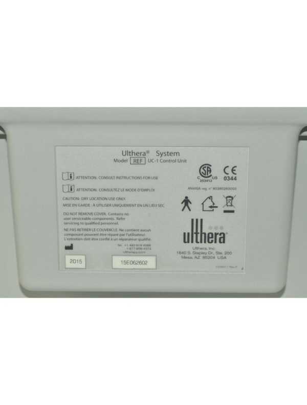 2015 Ulthera Ultherapy DeepSEE Ultrasound Skin Tightening Contouring System