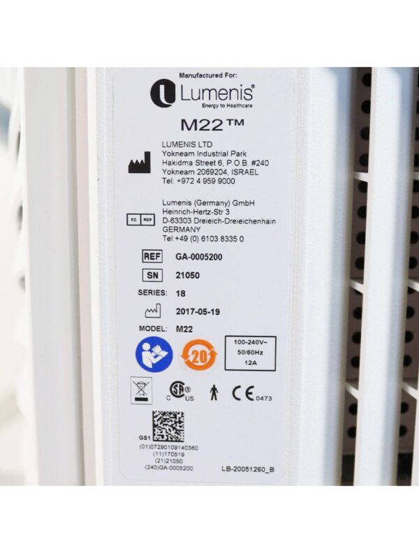 2017 Lumenis M22 Laser IPL Skin Rejuvenation Resurfacing Hair Removal Acne Scars