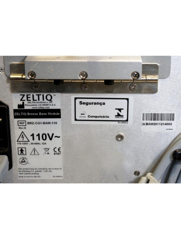 2011 Zeltiq Aesthetics CoolSculpting Body Contouring Shape Breeze Fat Reduction