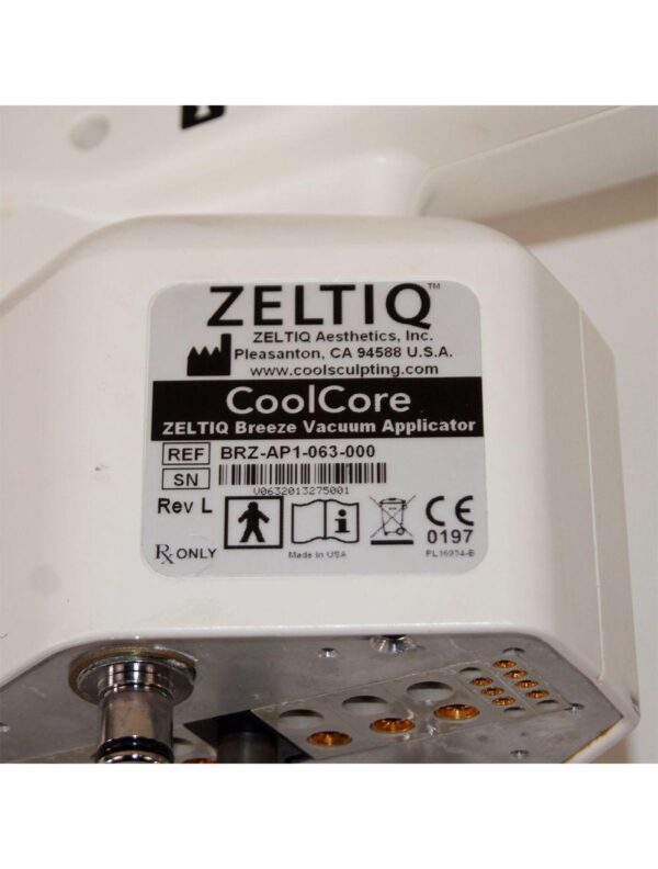 2013 Zeltiq CoolSculpting CoolCore Breeze Vac Applicator BRZ-AP1-063-000 (EM)
