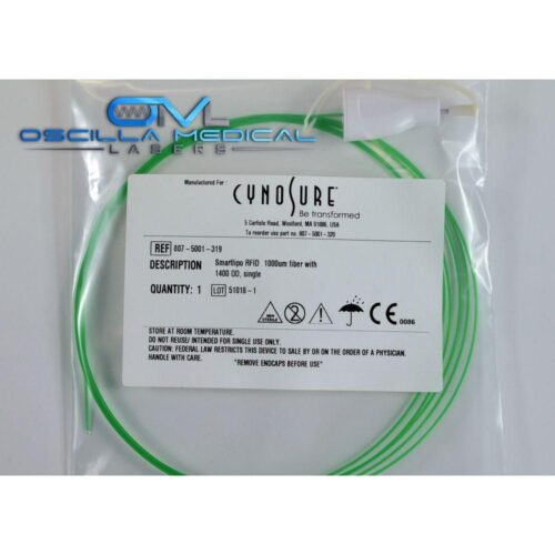 Cynosure SmartLipo 1000um Fiber RFID 1400 OD Single Green 807-5001-319 (5 Pack)