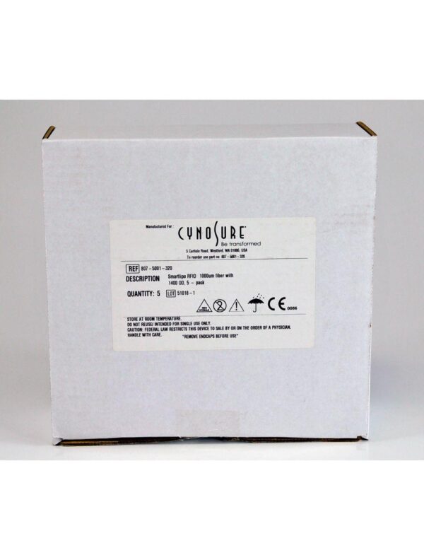 Cynosure SmartLipo 1000um Fiber RFID 1400 OD Single Green 807-5001-319 (5 Pack)