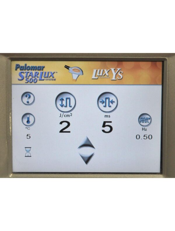 2006 Palomar StarLux 300 500 Lux Y Handpiece LuxY Hand Piece Cynosure LOW SHOTS!
