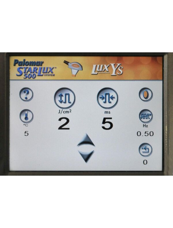 2007 Palomar StarLux 500 Laser System LuxYs Handpiece Lux Ys Hand Piece Cynosure