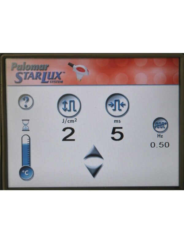 2009 Palomar StarLux System LuxRs 300 500 Lux System Rs IPL Handpiece Cynosure