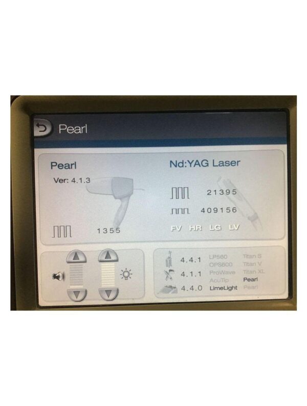2017 Cutera Pearl ErYSGG 2790nm Laser Skin Renewal Handpiece w/ Tree LOW SHOTS