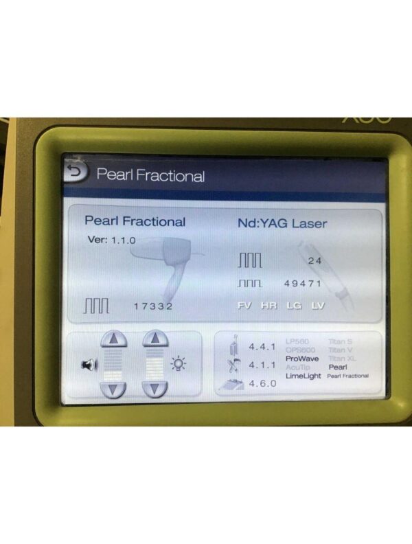 2013 Cutera Pearl Fractional ErYSGG Laser Skin Scar Deep Resurfacing 17K shots
