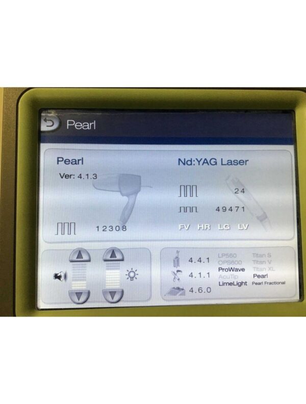 2012 Cutera Pearl ErYSGG Wrinkle Age Spots Ablative Resurfacing Laser 12K Pulse