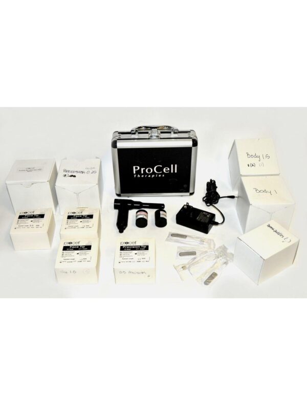 ProCell Therapies MicroNeedling Pen Skin Rejuvenation MicroChanneling w/Tips