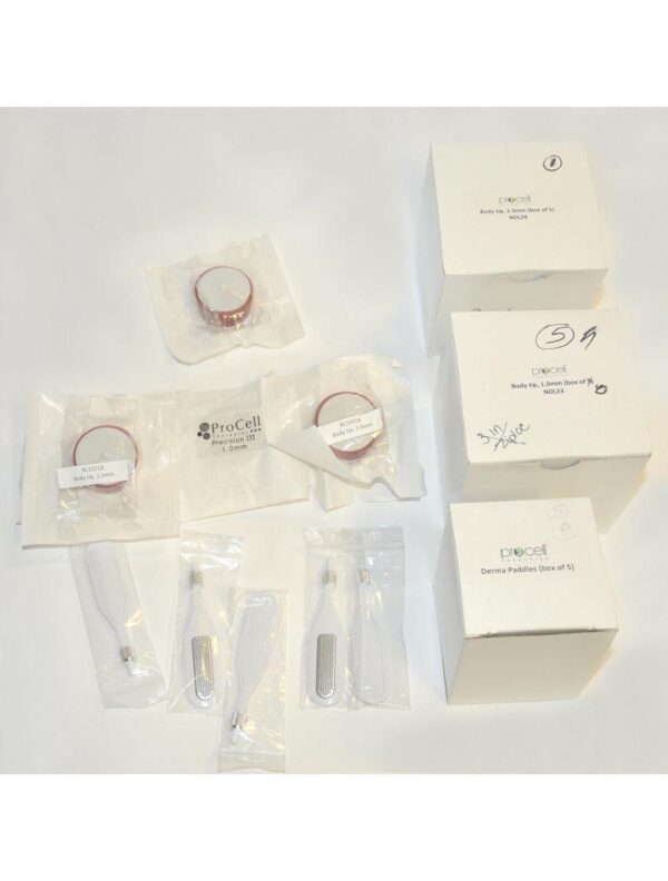 ProCell Therapies MicroNeedling Pen Skin Rejuvenation MicroChanneling w/Tips