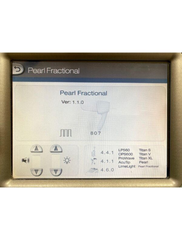 Cutera PEARL FRACTIONAL Erbium Er YSGG Skin Tightening Wrinkles Handpiece 2790nm