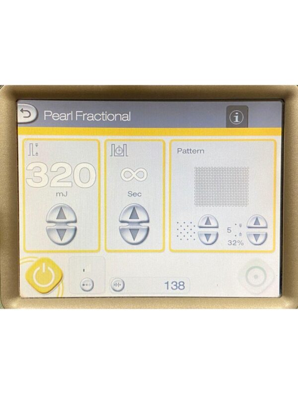 Cutera PEARL FRACTIONAL Erbium Er YSGG Skin Tightening Wrinkles Handpiece 2790nm