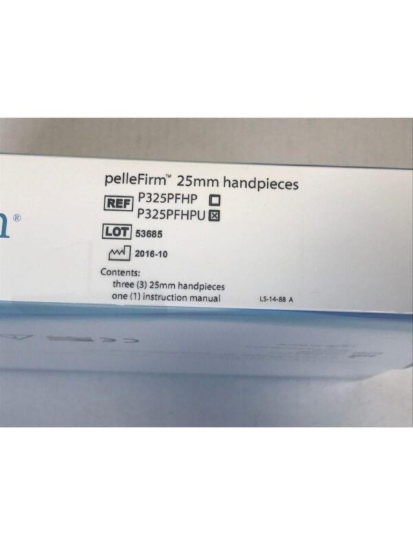 2016 Ellman Pelleve S5 RF PelleFirm 25 mm Handpiece P325PFHPU Pelle Firm 3 PACK