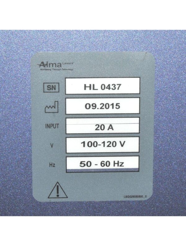 Alma Harmony Lite Laser Modular IPL w/ 515 nm Handpiece - (125789 SHOTS) - 2015