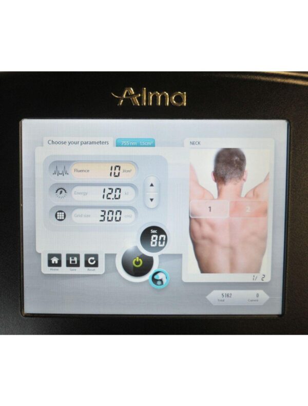 2018 Alma Soprano ICE Platinum Diode Laser ALEX Handpiece 755 nm LOW SHOTS! 5162