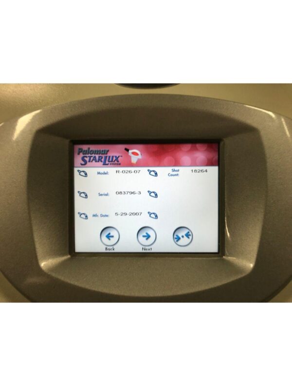 Used Excellent Condition Palomar Starlux 300 Lux R IPL Hair Removal Handpiece