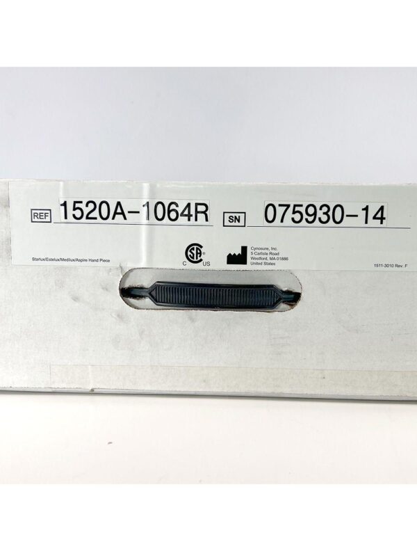 Palomar StarLux 300/500 Lux1064 Handpiece Cynosure Factory Refurbished 075930-14 (0 Shots)