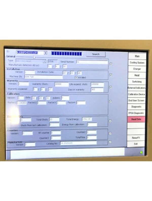 Lumenis M22 Laser Multi-Spot Nd:YAG Facial Wrinkles Treatment Handpiece 20 SHOTS