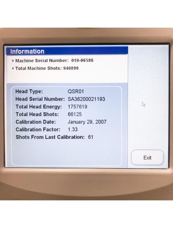 2001 Lumenis Quantum SR IPL Laser w SR 560 Skin Rejuvenation Handpiece SR560